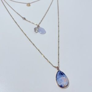 Blue Layered Necklace